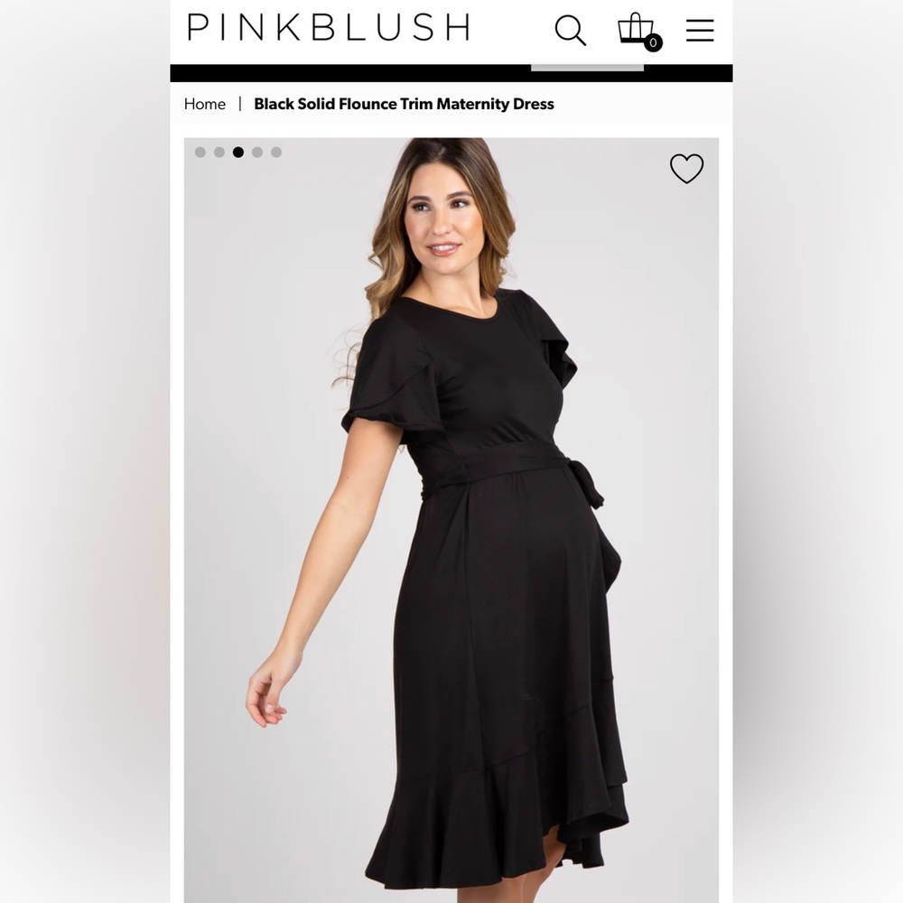 Pinkblush maternity dress size small